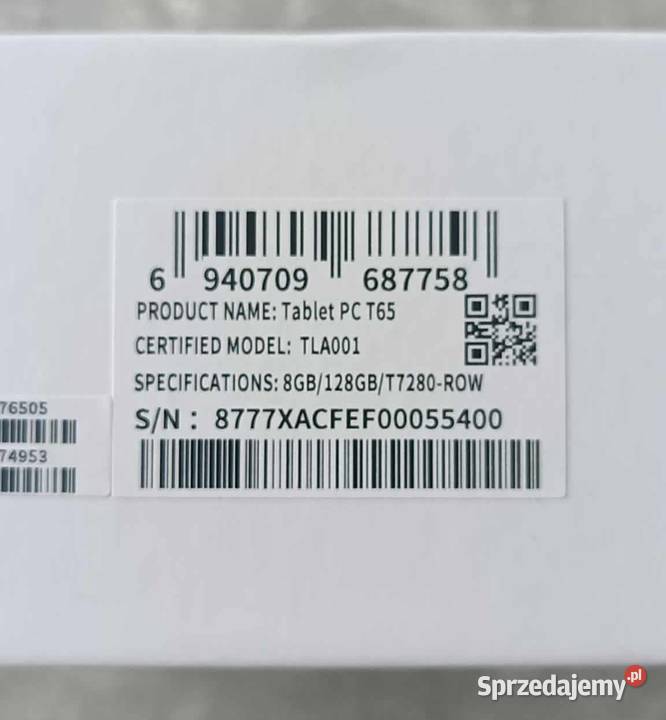 Tablet Teclast T65 134 cala8GB128GBAndroid opolskie Nysa