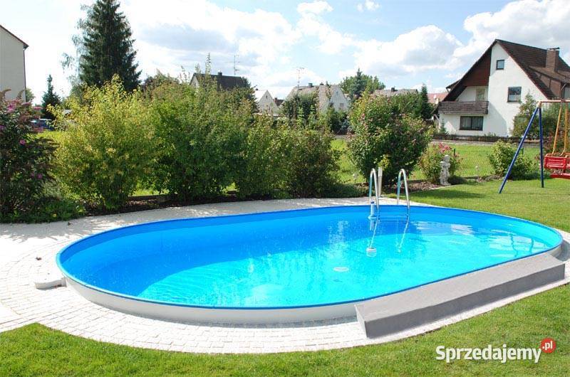 Basen ogrodowy owalny 600 x 320 x 15m bez