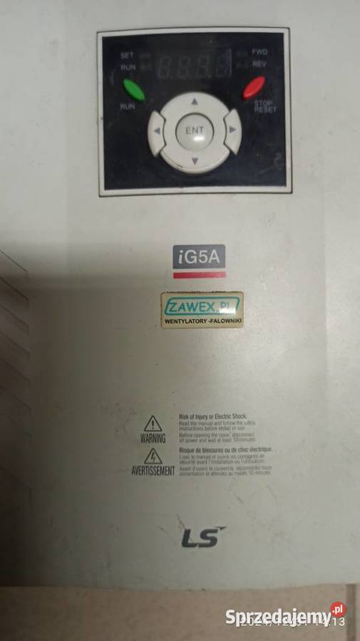 przemiennik częstotliwości falownik LS 7kW 400