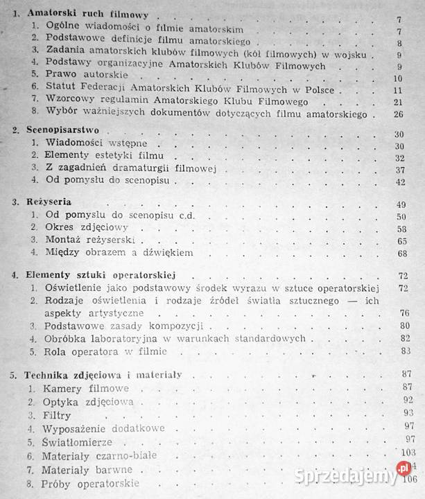 Poradnik filmowca amatora Marian Czyżewski Kultura i Rozrywka sprzedam