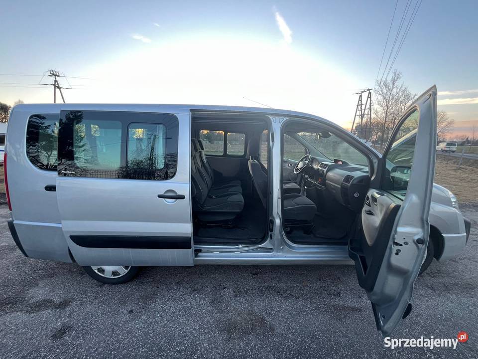 Fiat Scudo Long 9 osób 2x Klima 2x drzwi suwane Poddębice