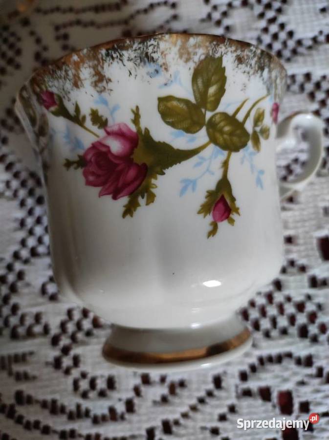 filiżanka Złocona złota Róża Iwona Chodzież Kielce