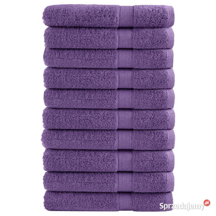 Ręczniki premium SOLUND 10 fioletowe 80x200 600 Warszawa