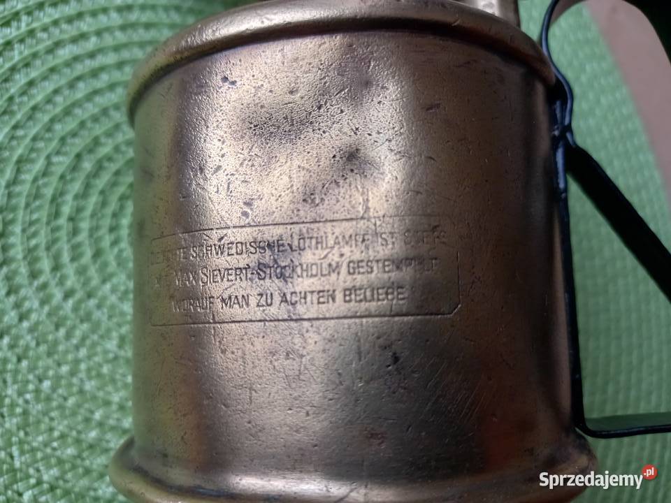 Stara mała lutlampa SIEERT STOCKHOLM Bukownica