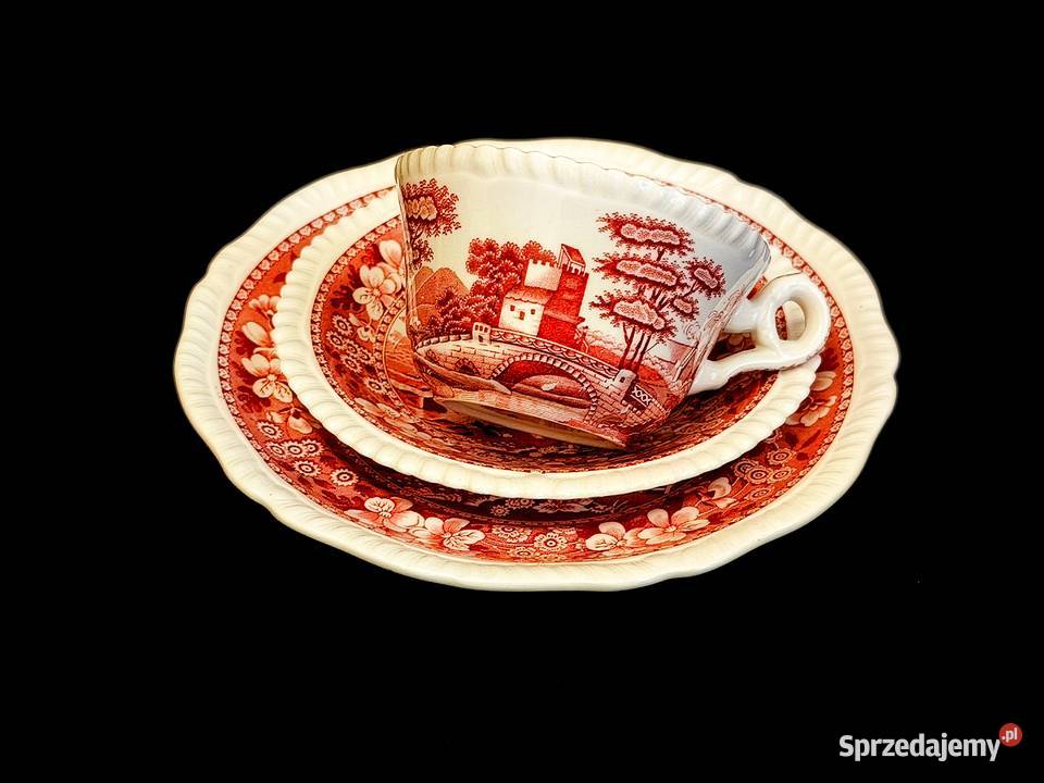 Zestaw kawowy trio angielski Copeland Spodes Porcelana i szkło Chełm sprzedam