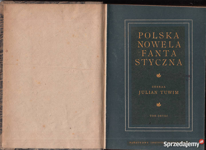 03086 POLSKA NOWELA FANTASTYCZNA ZEBRAŁ JULIAN Proza i poezja Kultura i Rozrywka Czyrna sprzedam
