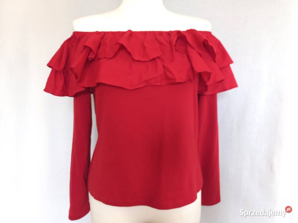 Bluzka czerwona Hiszpanka r 40 HM NOWA Białystok sprzedam