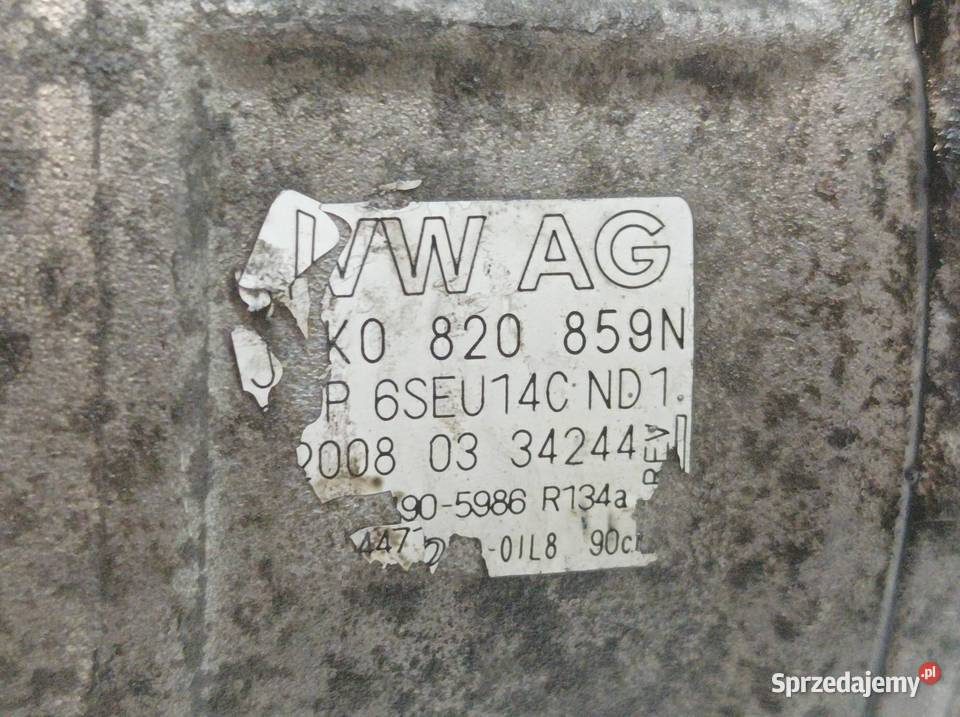 SPRĘŻARKA KLIMATYZACJI 1K0820859N 16 8V Seat