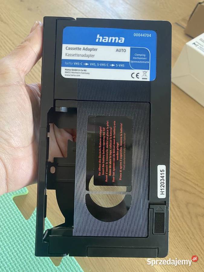 Adapter na kasety VHS HAMA Pozostałe Wrocław sprzedam