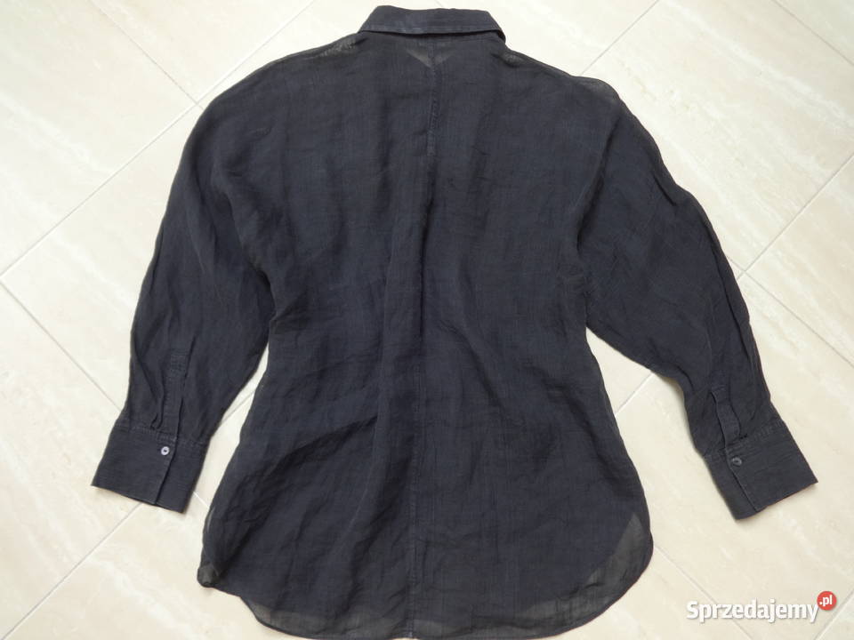 Massimo Dutti czarna koszula damska czarny Bluzki i koszule Tomaszów Mazowiecki sprzedam