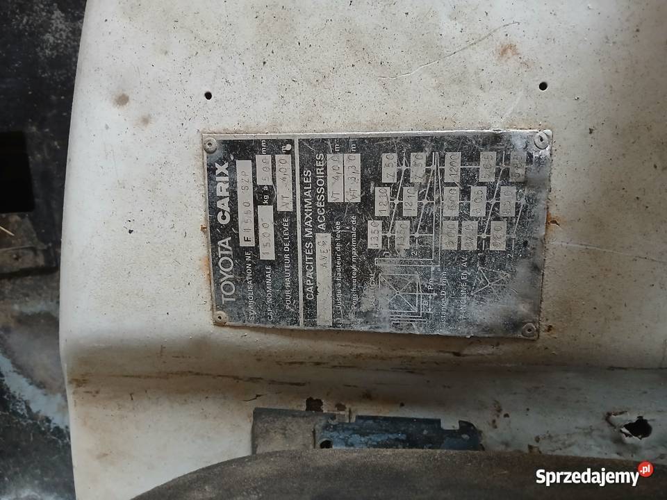 Wózek widłowy toyota 4fg15 Żarki-Letnisko