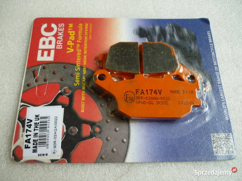 KLOCKI hamulcowe EBC TYŁ Suzuki GSF 6501250 Poznań sprzedam