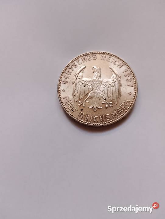 5 marek 1927 Tibingen Numizmatyka świętokrzyskie Busko-Zdrój