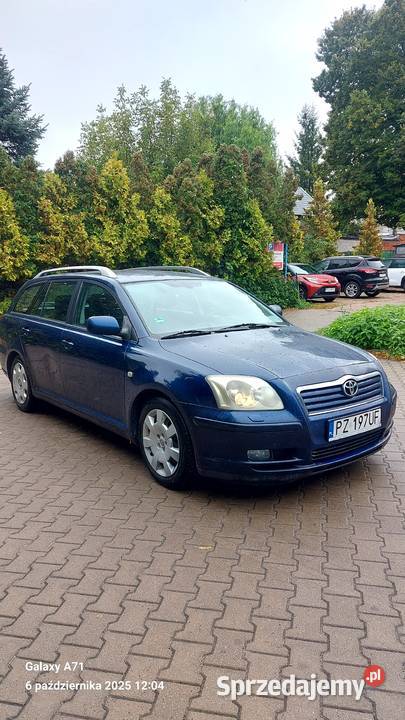 Toyota Avensis 2007 18 benzyna opłacony 1 wielkopolskie Chodzież