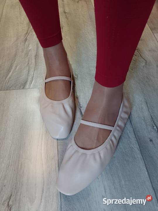 41 SEQWL Beżowe Baleriny wieczorowe z Londynu Kraków