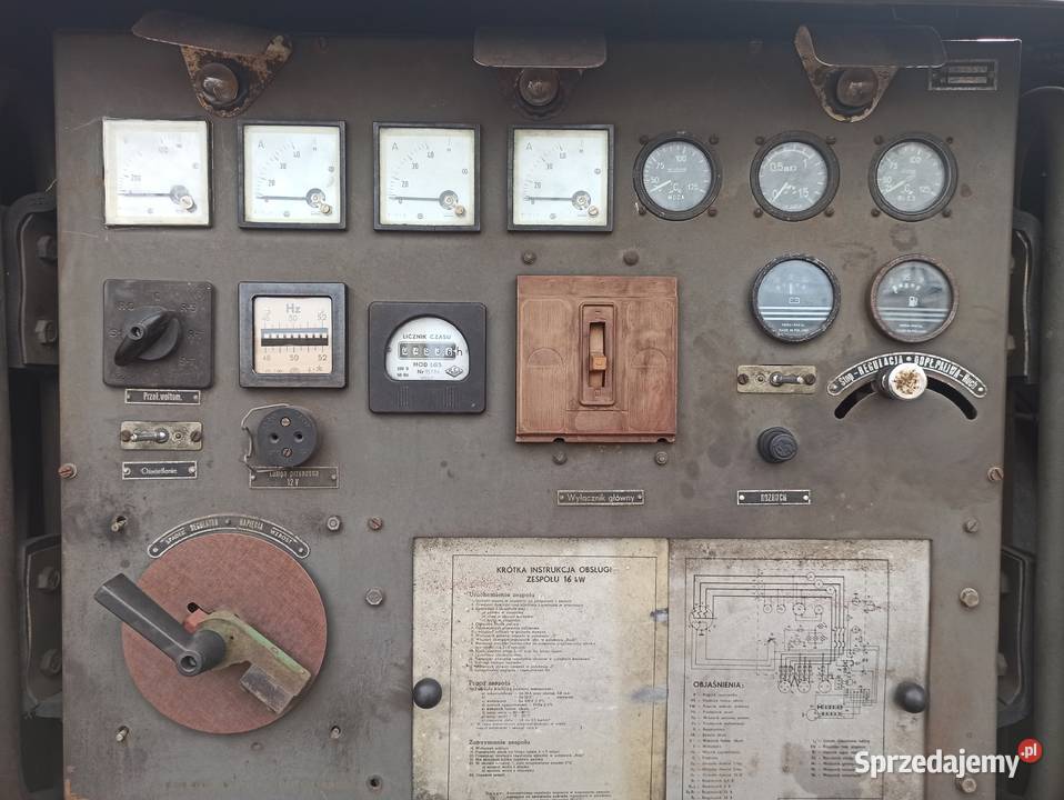 Agregat prądotwórczy PAD 16 16kW Skierniewice sprzedam