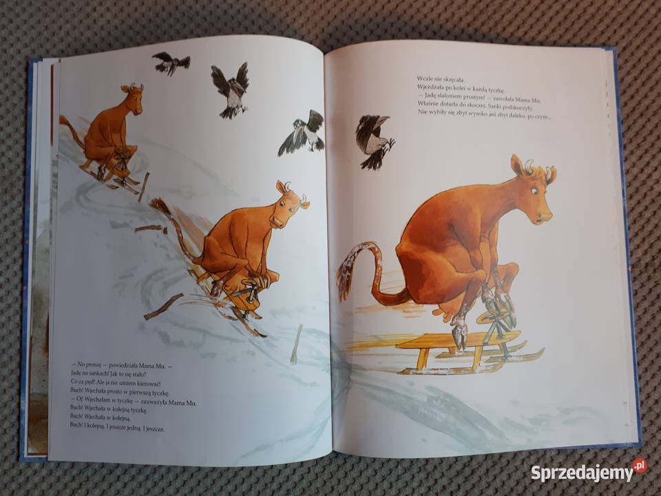 Mama Mu na sankach Jujja Wieslander Tomas Kraków