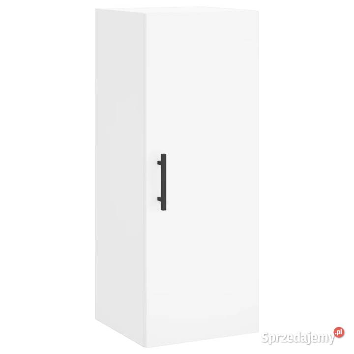 Wysoka szafka biała 345x34x180 materiał mazowieckie Warszawa