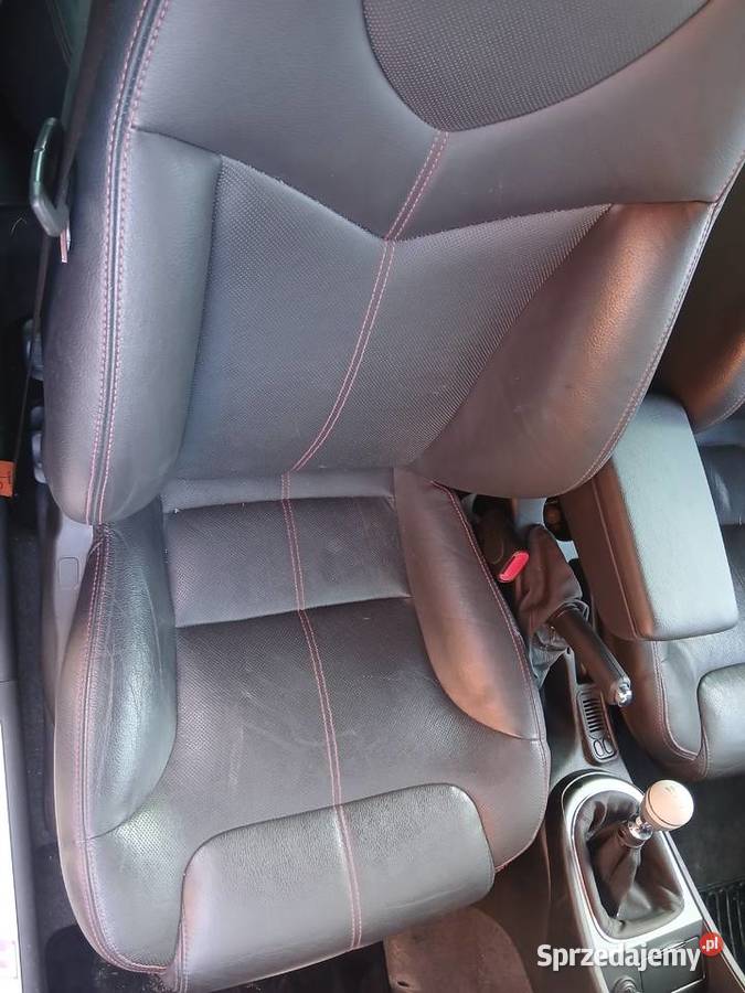 Unikatowe fotele Alfa Romeo 147 Ti czarna skóra Fotele i kanapy Szczerbice sprzedam