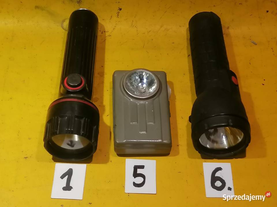 latarka PRL na baterie Piotrków Trybunalski