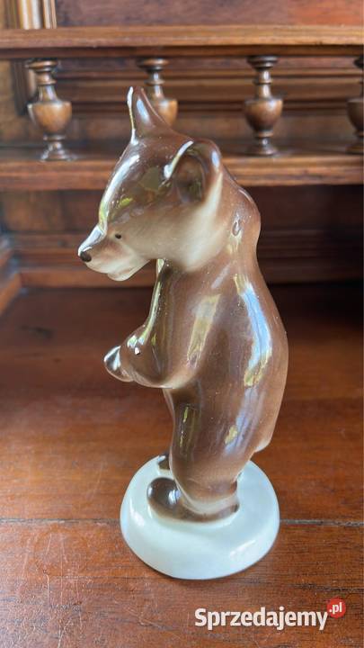 Figurka Niedźwiadka stojący Łomonosow Gdańsk sprzedam