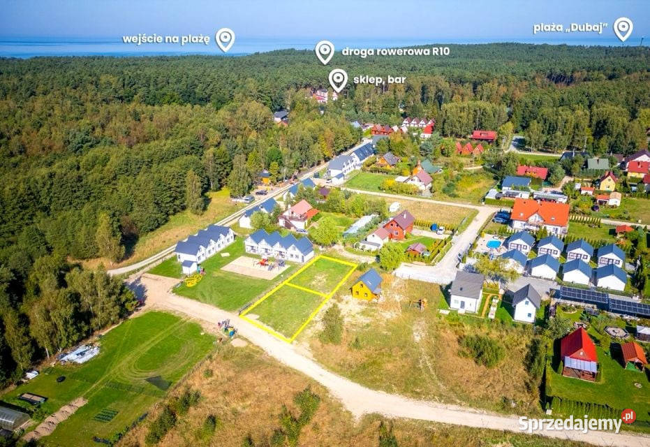 Działka budowlana morzem Jarosławiec 290m2 Postomino sprzedam