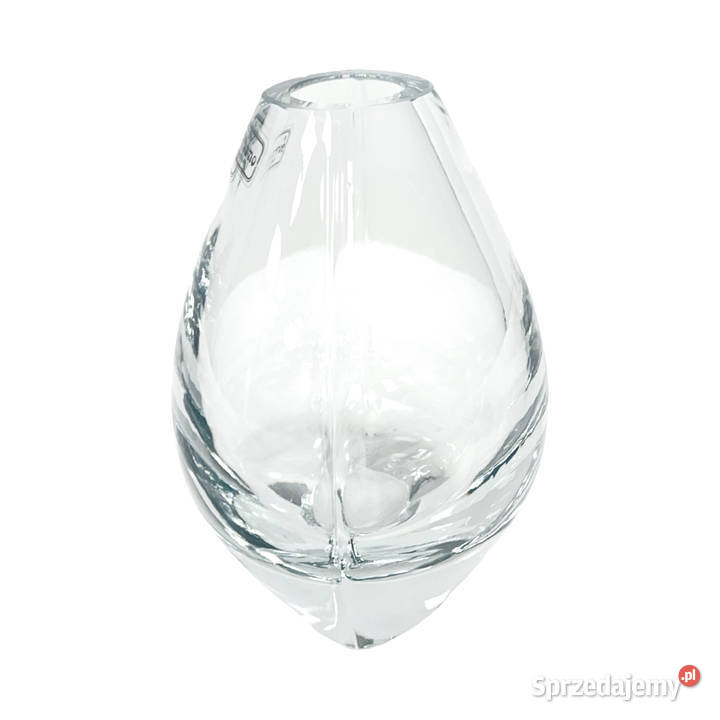 Szklany Wazon ręcznie formowany Minimalistyczny Dekoracje i ozdoby mazowieckie Warszawa