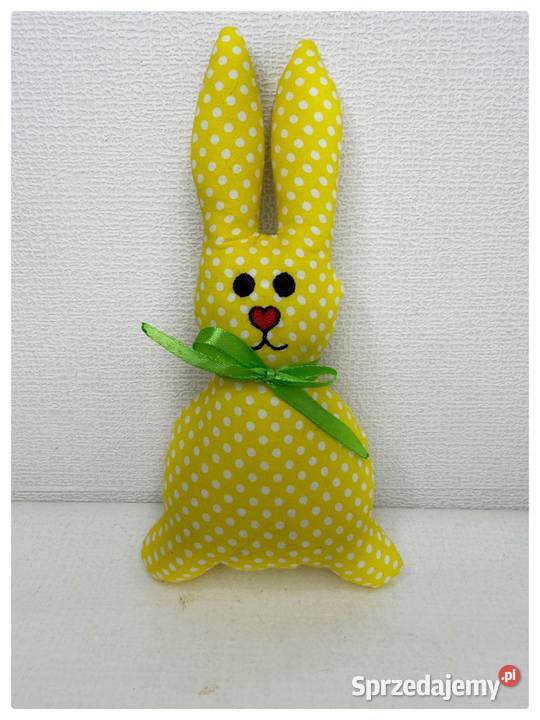 Zajączki króliki maskotki dekoracje świąteczne