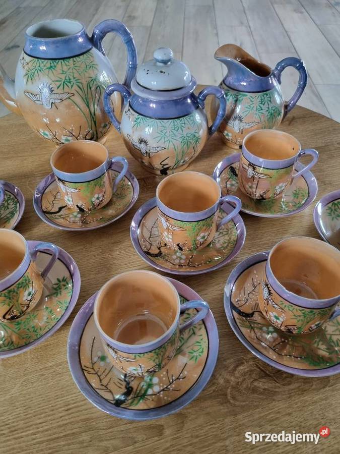Serwis chiński herbaciany kawowy Ceramika i szkło Dom i Ogród wielkopolskie Wola Podłężna