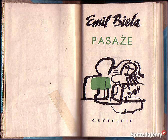 6303 PASAŻE EMIL BIELA literatura piękna - proza polska małopolskie sprzedam