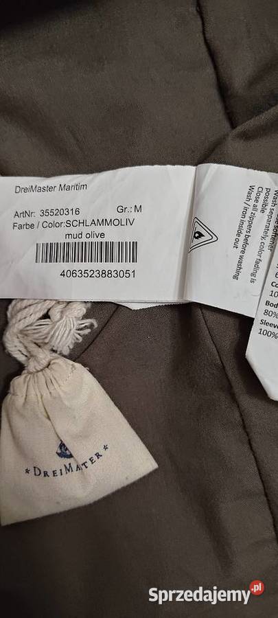 Męska kurtka przeciwdeszczowa Dreimaster Maritim Odzież i bielizna męska Wrocław