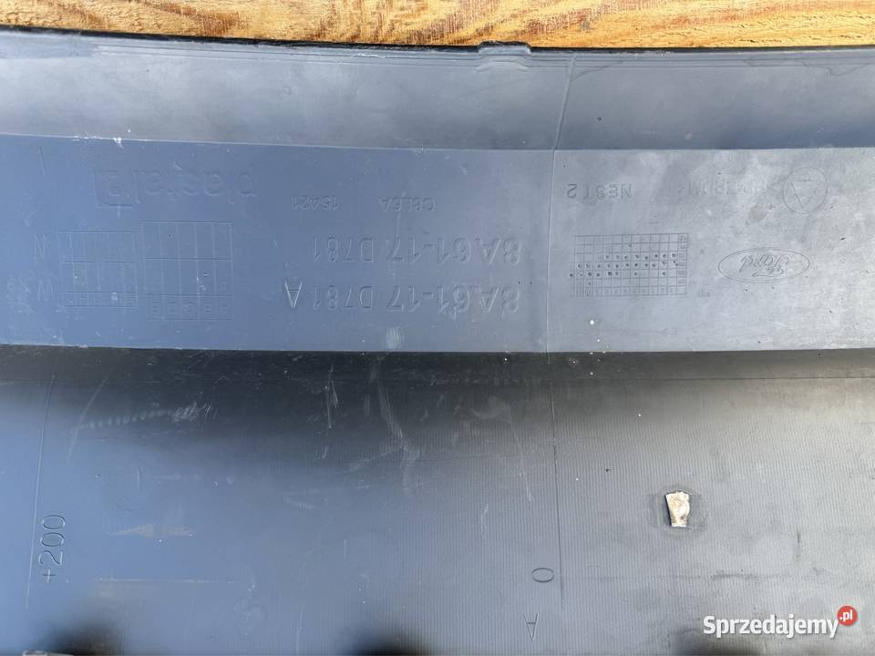 ford fiesta mk7 dokladka dyfuzor zderzaka tyl