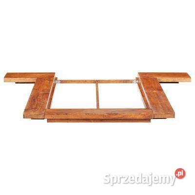 Rama łóżka futon w japońskim stylu drewno