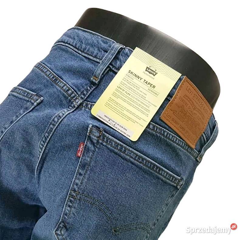 Męskie jeansy Levis Skinny Taper W36L32 Levis śląskie Tarnowskie Góry