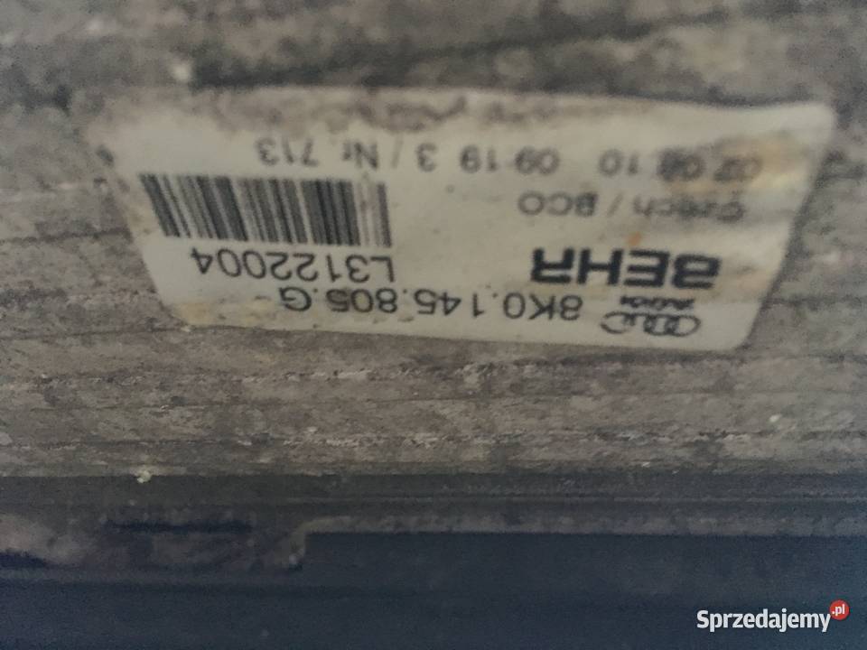 Chłodnica INTERCOOLER 8K0145805G AUDI A4 A5 Szczecin