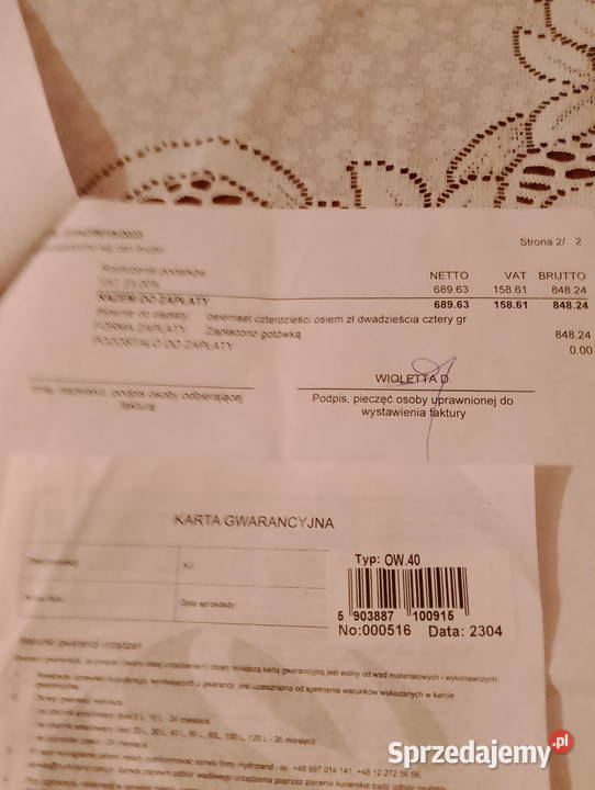 Sprzedam elektryczny ogrzewacz wody Sosnowiec