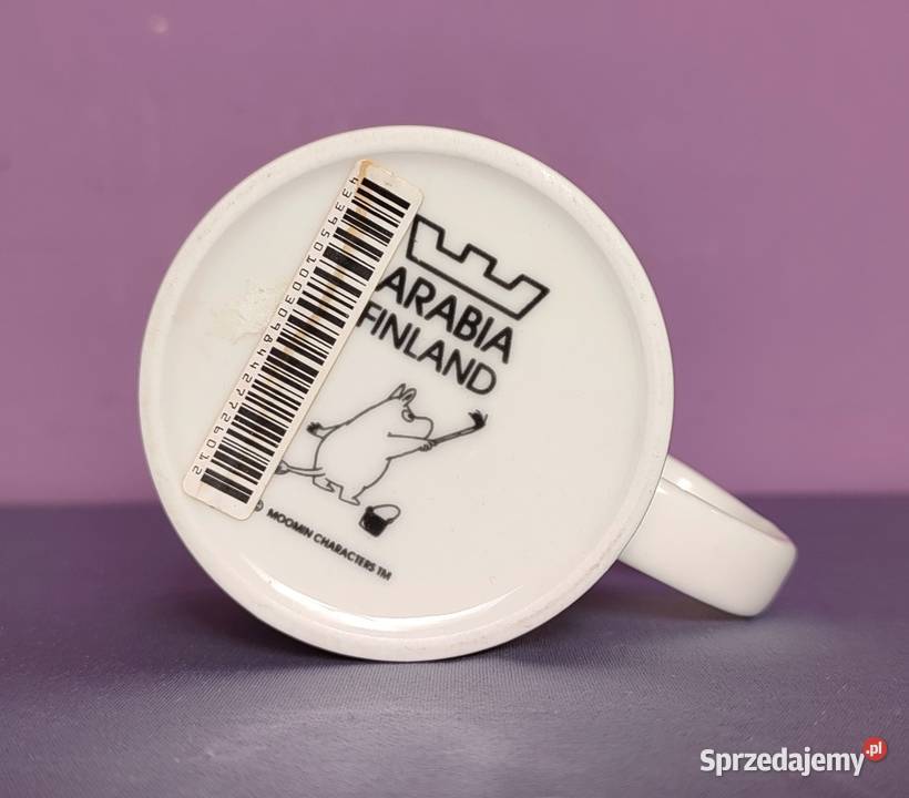 Muminki KUBEK Moomin Arabia MAŁA MI z naklejką Jasień sprzedam