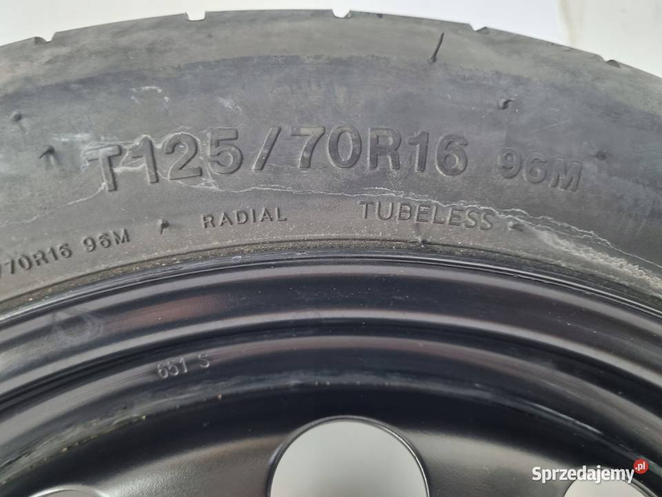 KOŁO DOJAZDOWE ZAPASOWE Audi Seat Vw Golf V Chełm