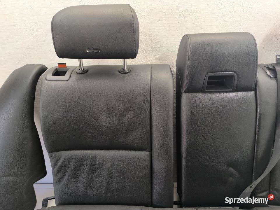 KANAPA TYŁ TYLNA BOCZKI KOMPLET SKÓRA BMW E61