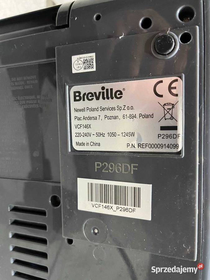 Automatyczny ekspres ciśnieniowy Breville Prima Tuliszków