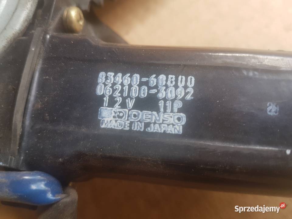 Suzuki Swift EA mechanizm podnośnik elektryczny osobowe Wyposażenie wnętrza