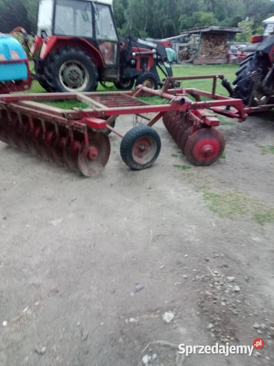 Broń talerzowa ciągana ciężką 22 m Do ciągnika Agregaty