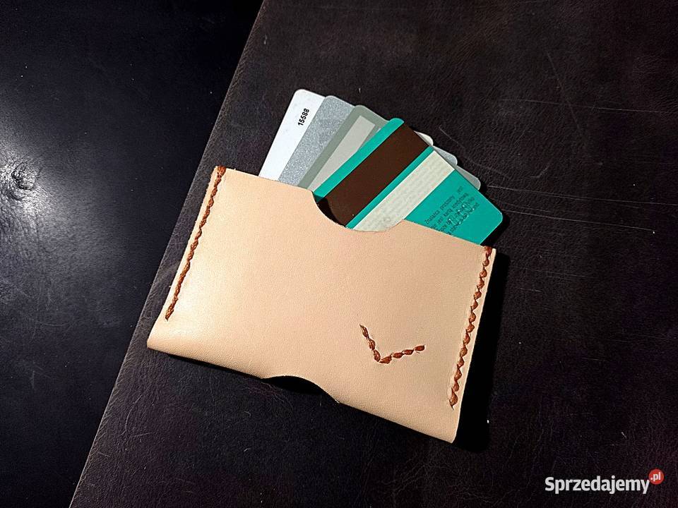 Skórzane etui na dokumenty karty Kielce