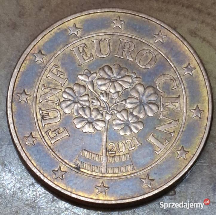 5 eurocent Austria 2021 Lubawa