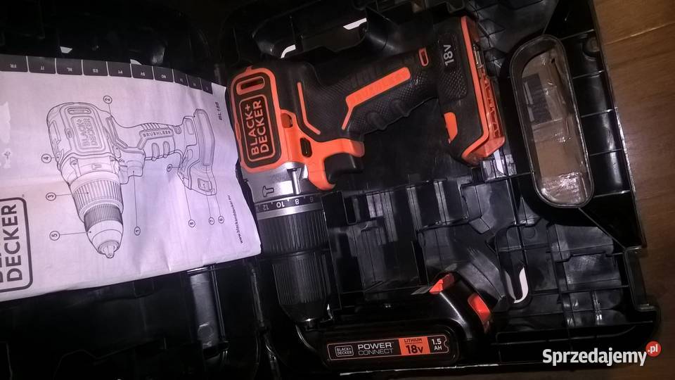 BlackDecker bezszczotkowa wiertarko wkrętarka Akumulatorowe Nowy Dwór Mazowiecki