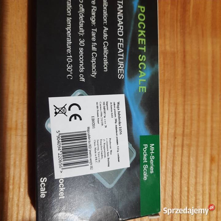 Waga jubilerska E056 POCKET SCALE sprzedam