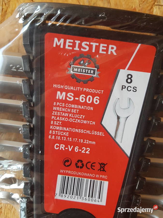 Zestaw kluczy płaskooczkowych Meister 622 mm wielkopolskie Głogowa