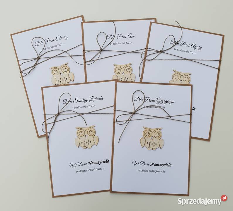 Dzień Nauczyciela personalizowana kartka Dla Dziecka