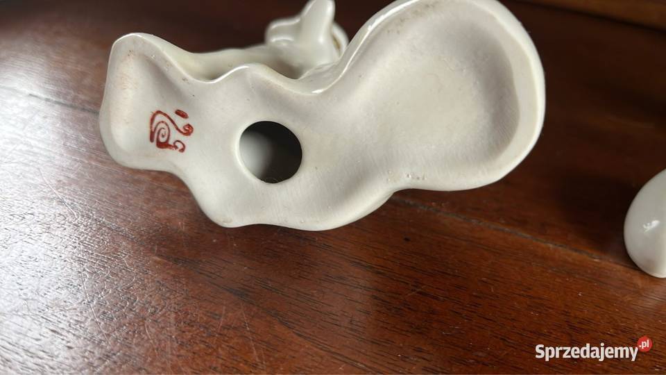 Figurka Połonne Lis Fabryka Fajansu i Porcelany Gdańsk