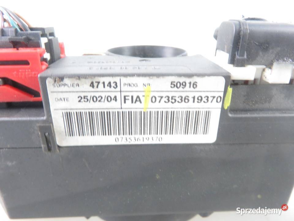 PRZEŁĄCZNIK ZESPOLONY FIAT IDEA 07353619370 Panele sterowania, przełączniki